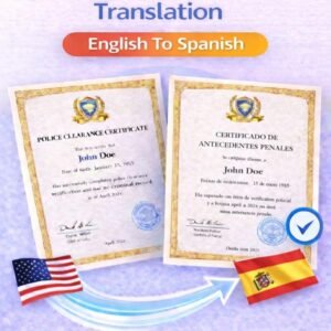 Pcc Translation English to spanish